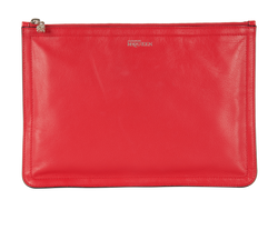Alexander McQueen Skull Clutch, Leather, Red, 327390 506631, B, 2*